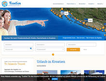 Tablet Screenshot of kroatien-ferienwohnungen-urlaub.de